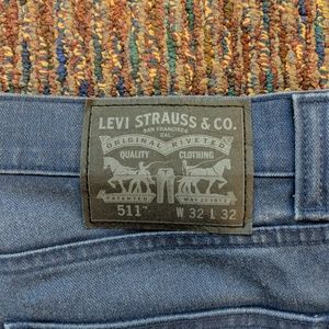 Levis 511. 32/32.  Worn once. Washed once